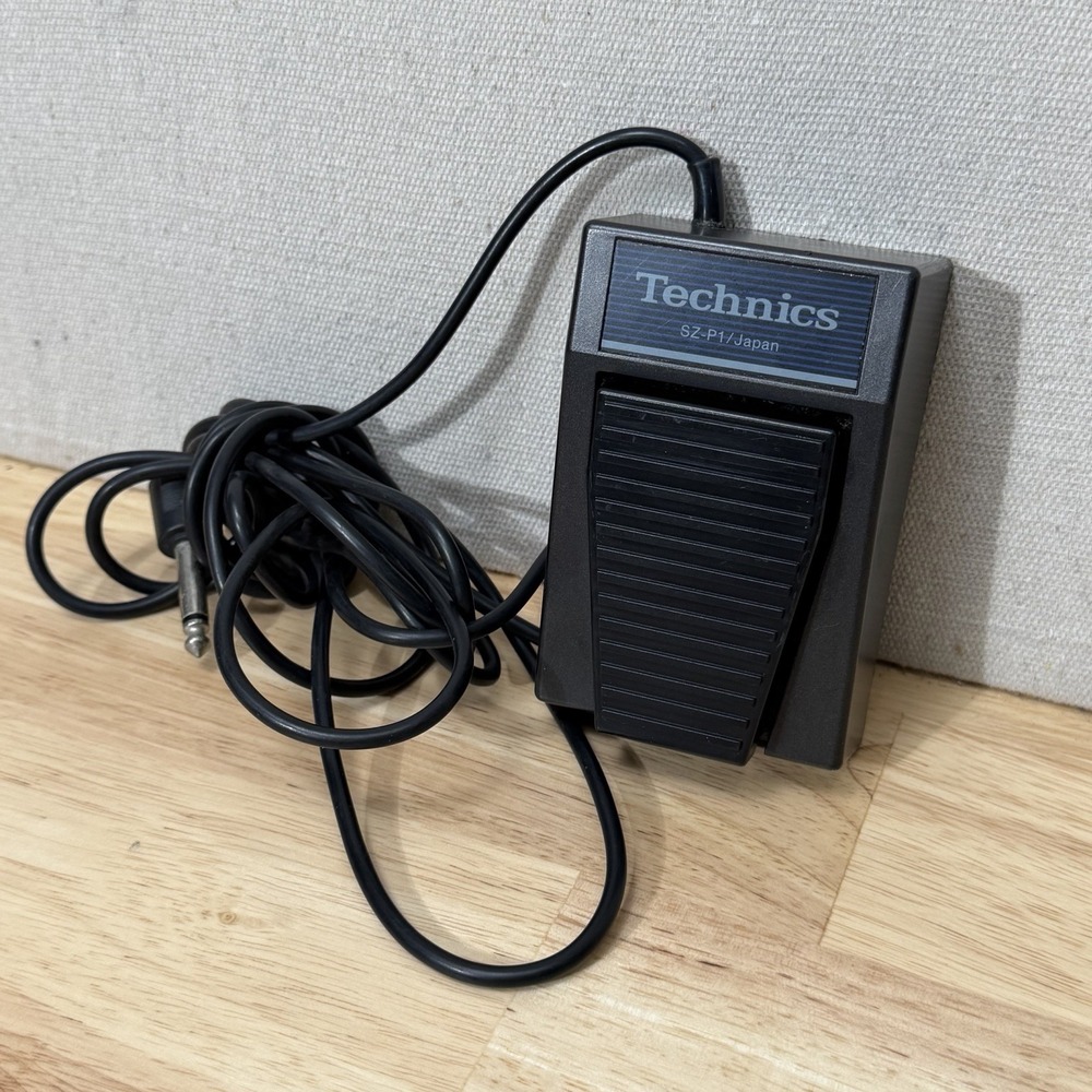 Technics SZ-P1 Foot Pedal Switch Vintage Japan Sustain Control Pedal 1/4"